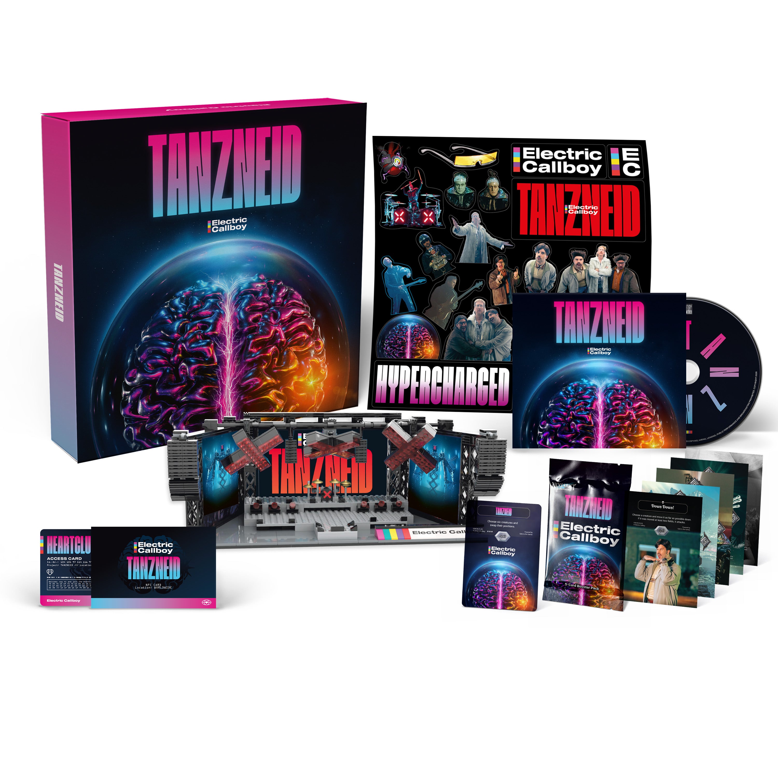 TANZNEID Ltd. Deluxe CD Box Set & NFC-Fancard - Electric Callboy