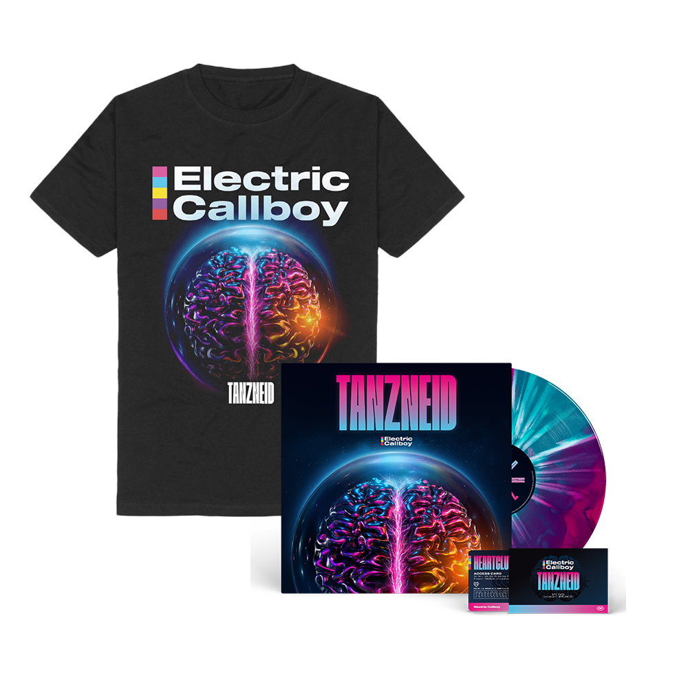 TANZNEID Ltd. Hypercharged LP & NFC-Fancard + Cover T-Shirt 1
