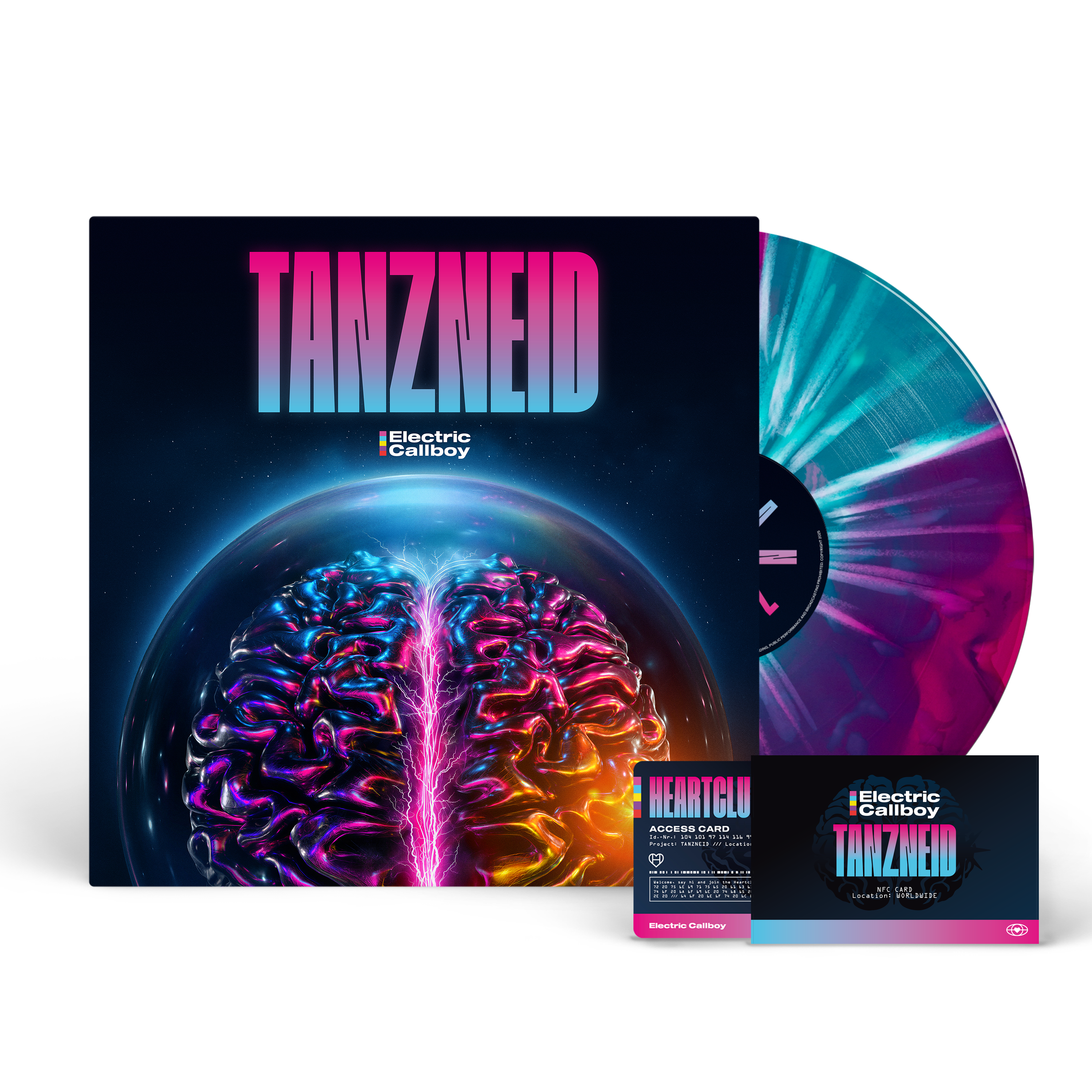 Electric Callboy - TANZNEID Ltd. Hypercharged LP & NFC-Fancard